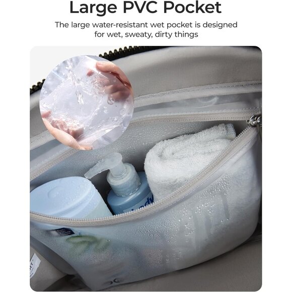 Women Twilight Leopard Imported Lightweight Water Resistant Gym Carry On Bag - Picture 4 of 6